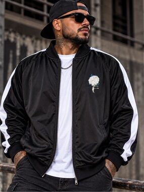 Black Scale BLVCK SCVLE Rare Floral Embroidered Track Jacket Archive Streetwear